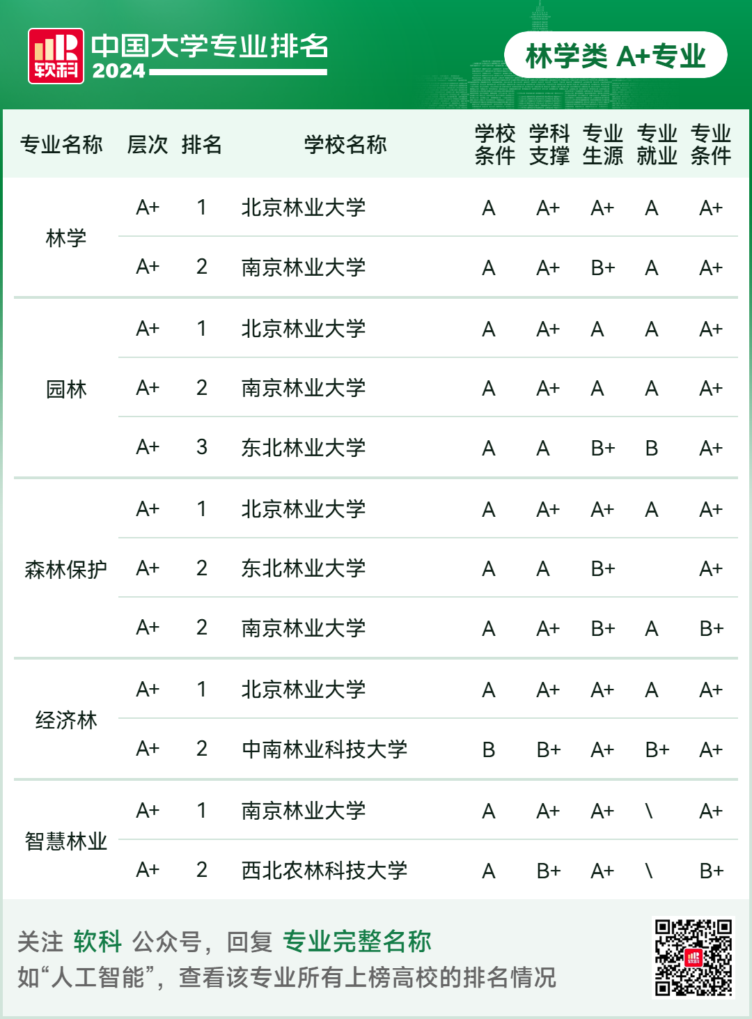 2024软科中国大学专业排名！A+级专业数北京最多  数据 排名 第88张